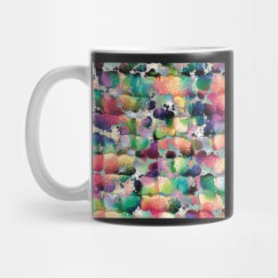 Rainbow Splatter Doodle Dots Mug